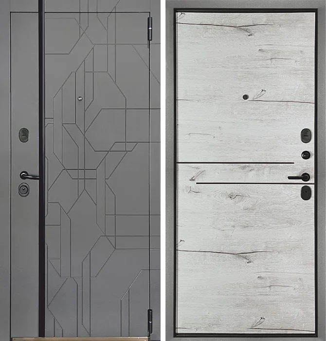 Дверь металлическая входная утепленная с шумоизоляцией №140