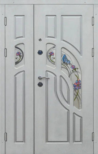 Дверь слоновая кость массив №58