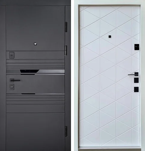 Дверь металлическая квартирная для новостройки №122
