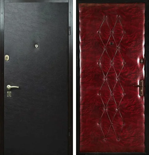 Металлическая дверь самая простая и дешевая №13
