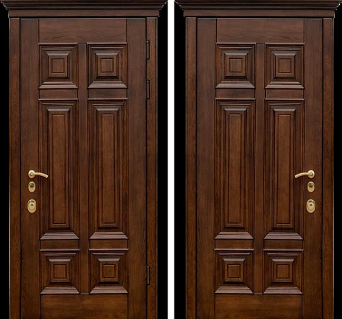 Металлическая дверь на заказ для каркасного дома №6