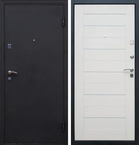 Дверь металлическая входная для квартиры сталинки серая №32