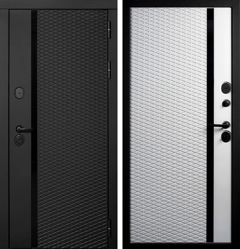 Черная дверь в квартиру в новостройку №106