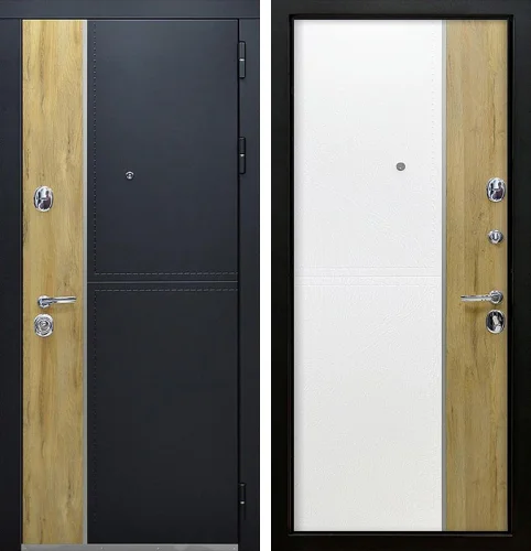 Современная входная дверь в новостройку №36