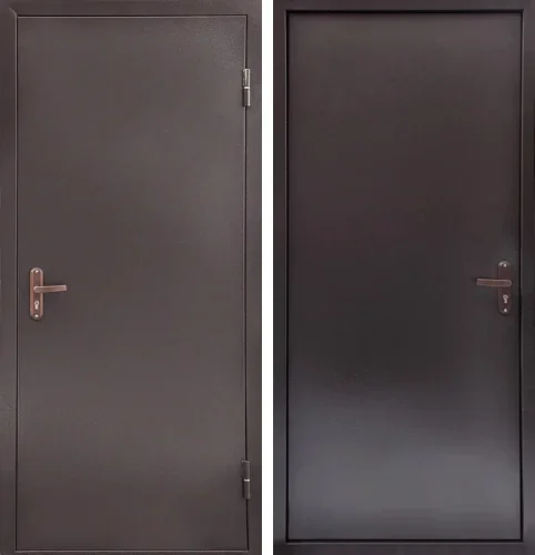 Уличная дверь в котельную двойной металл №3