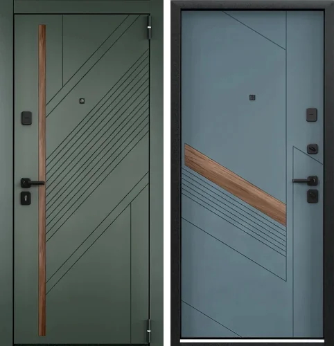 Входная термо дверь с утеплителем №78