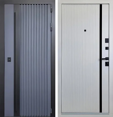 Входная дверь для частного дома в современном стиле №14