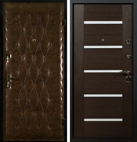 Металлическая дверь открывающиеся во внутрь квартиры №4