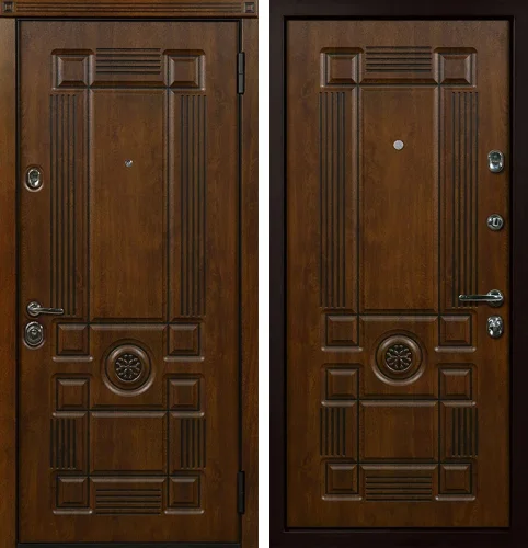 Входная дверь открывающаяся во внутрь №44