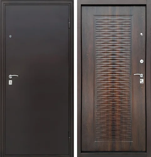 Нестандартная дверь входная металлическая недорого №46
