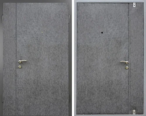 Полуторная металлическая дверь в тамбур №1