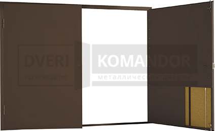 Гаражные ворота  «Двойной металл»