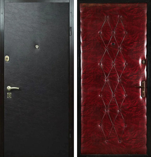 Металлическая дверь самая простая и дешевая №13