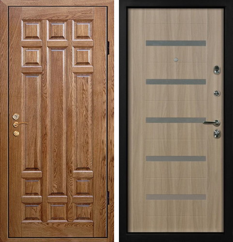 Входная дверь в брусовой дом