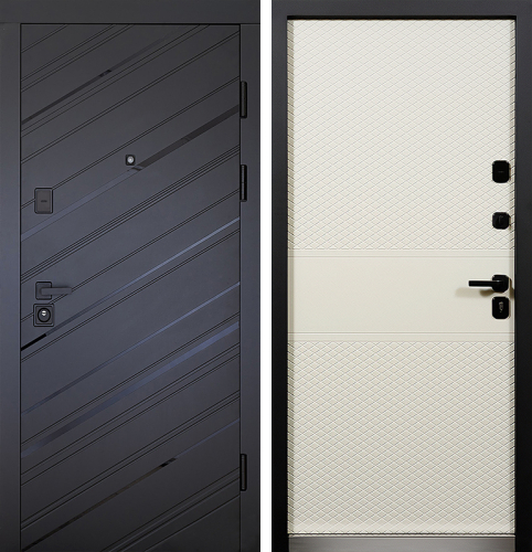 Входная дверь для частного дома утепленная №123