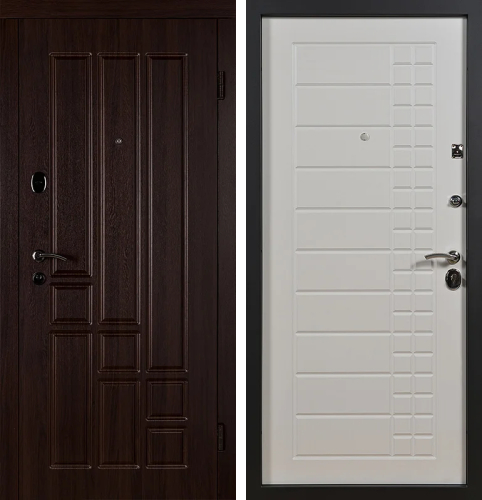 Дверь для дачи входная уличная утепленная №16