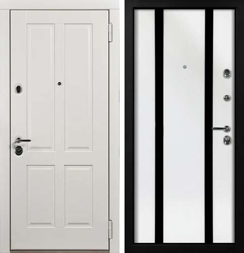 Дверь металлическая белая №8