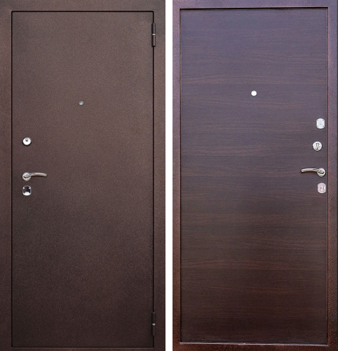 Дешевая железная входная дверь №10