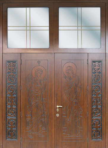 Высокая входная дверь парадная №42