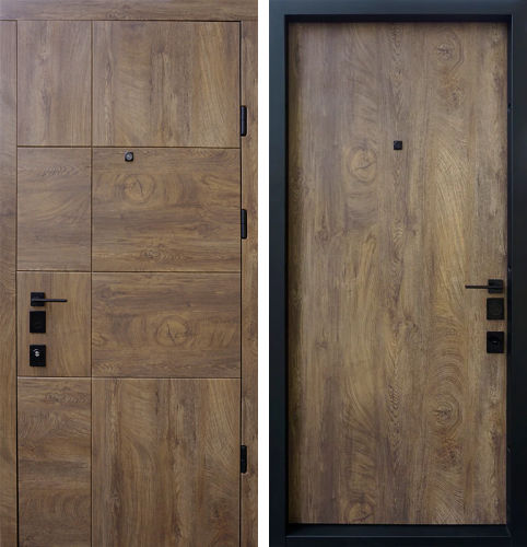 Металлическая дверь в деревянный дом №118