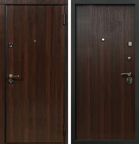 Дверь входная металлическая ламинированная №1