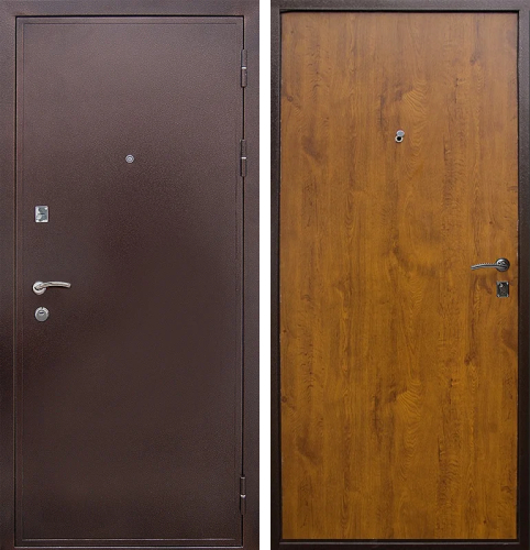 Входная дверь на дачу металлическая дешево №21