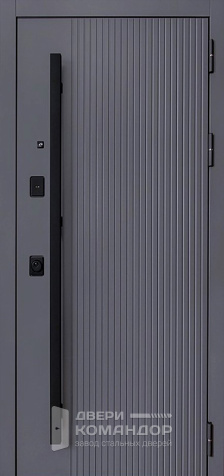 Дверь с терморазрывом серая №106 - наружная сторона