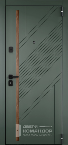 Входная термо дверь с утеплителем №78 - наружная сторона