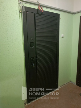 Входная дверь Галактика 173  Ривьера крем зеркало Protector (Типовая серия П44Т)