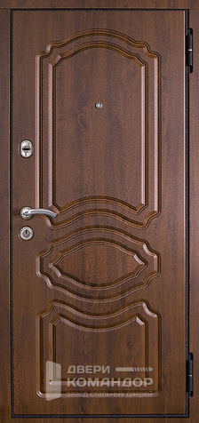 Входная дверь с деревянной облицовкой №19 - наружная сторона